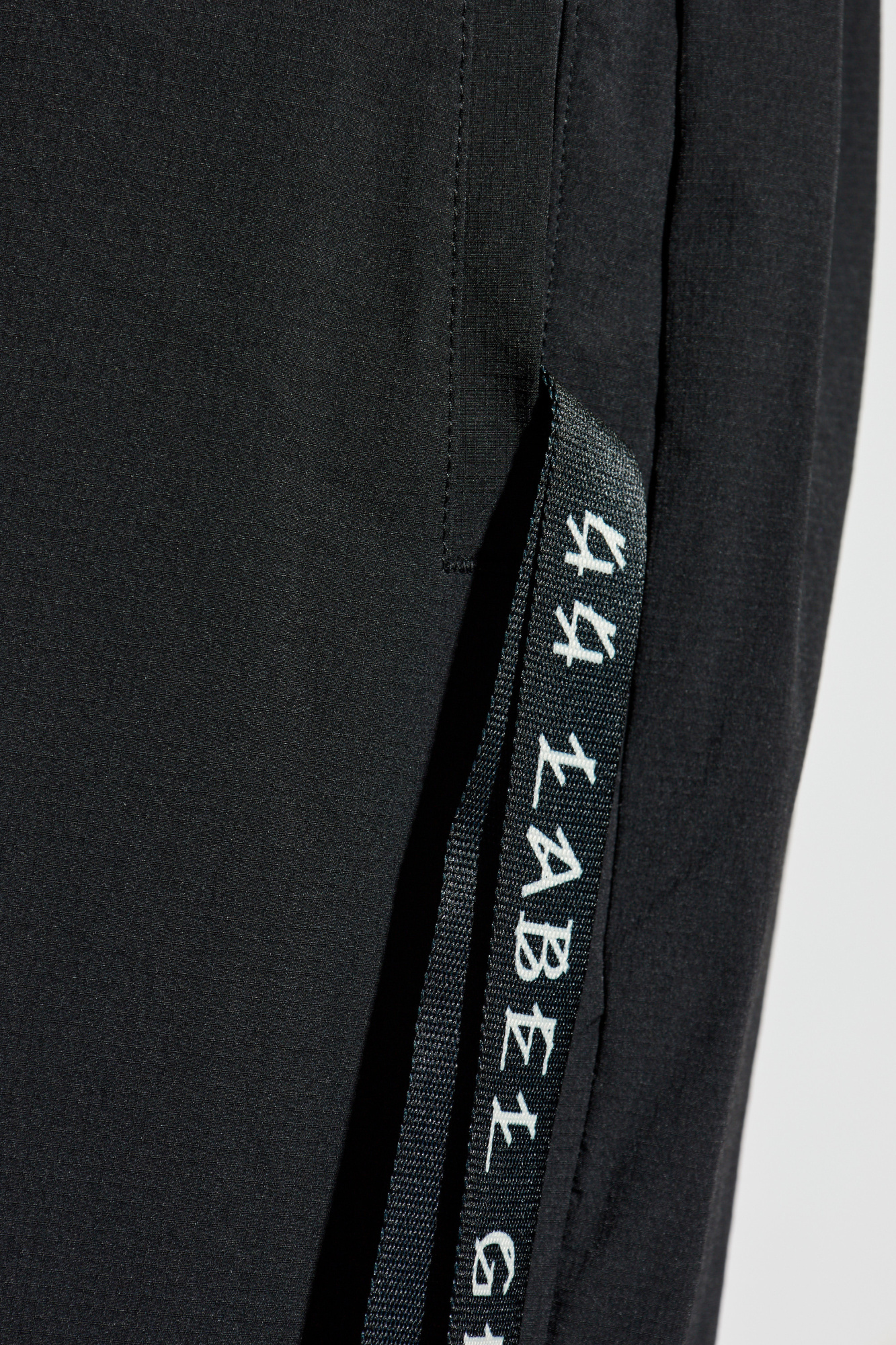 TEAM LOGO DOUBLE KNIT PANTS BLACK　L Men's Nike Large Logo Casual Knit Splicing Embroidered